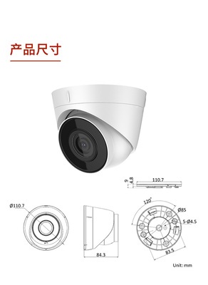 200万像素POE半球摄像头 高效监控的明智选择
